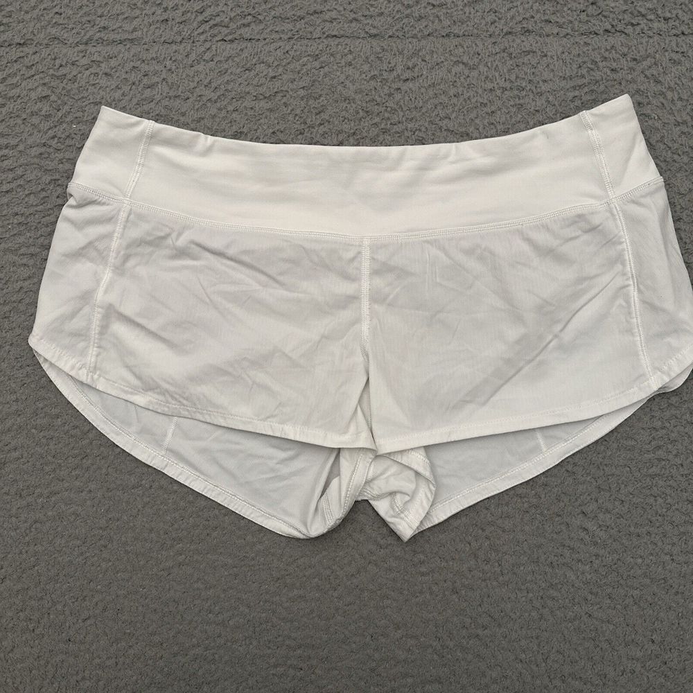 Lululemon Speed Up Shorts 2.5" White